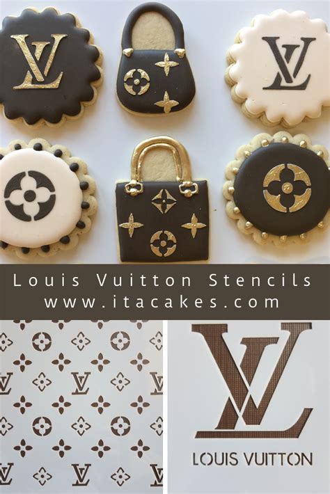 louis vuitton cake template